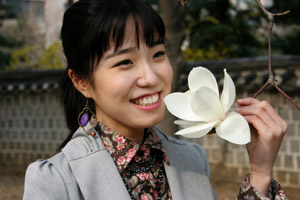 Woman with Flower